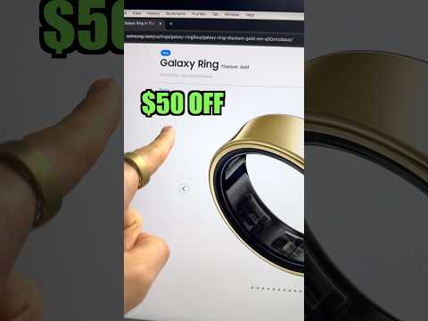 I got $50 OFF the Samsung Galaxy Ring😎 #deals #coupon #sharkyapp