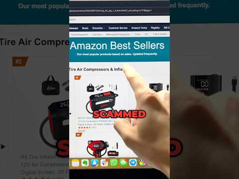 I got scammed on Amazon by tire inflators #amazongadgets #scam
