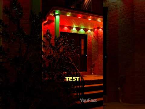 I tried permanent outdoor lights😮‍💨 #homedecor #outdoorlighting