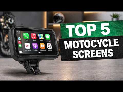 Top 5 Motorcycle CarPlay & Android Auto Screens (2026) | Best Waterproof Displays for Riders